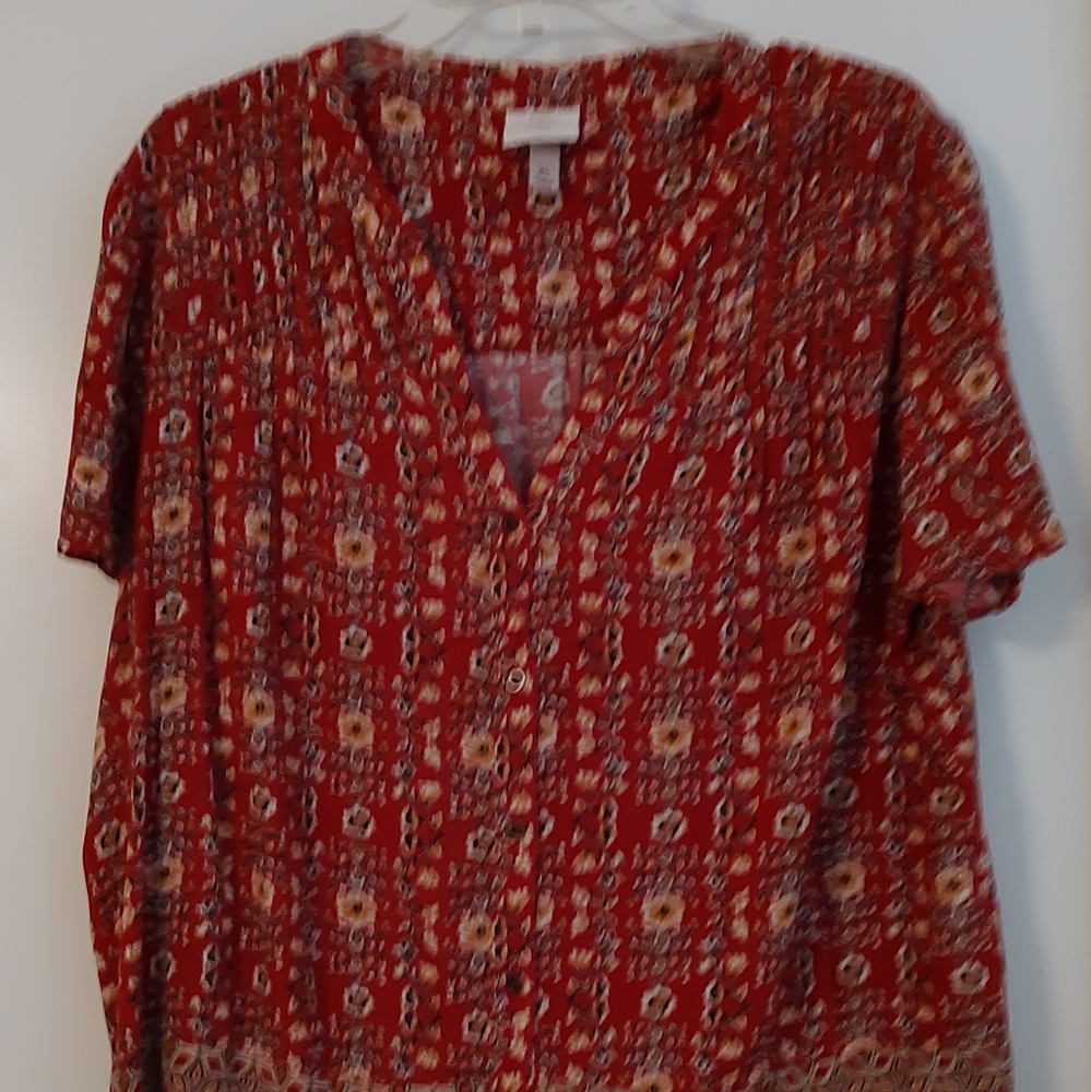 Pretty button down blouse.
